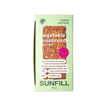 Хлібці овочеві 100г, Sunfill