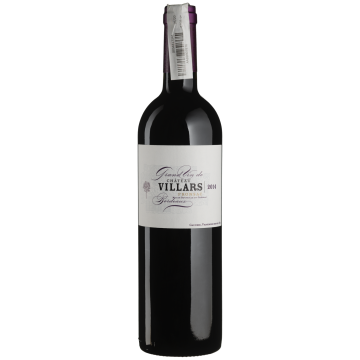Вино Chateau Villars Chateau Villars / Шато Віллар 2017, червоне сухе, 0.75 л
