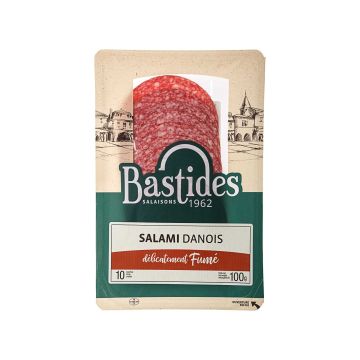 Ковбаса сирокопчена Датська 100г, Bastides