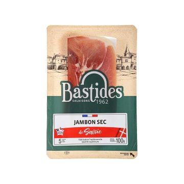 Шинка зі свинини cиров’ялена Савойська 100г, Bastides