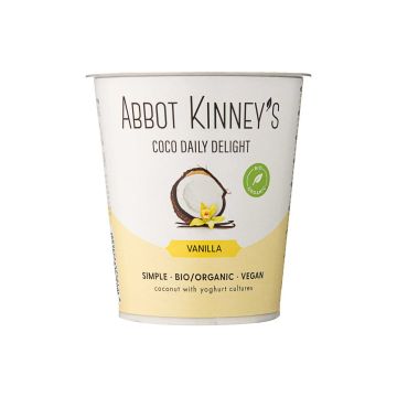 Продукт з ферментованного кокосу органічний "Daily Delight" зі смаком ванілі 350г, Abbot Kinney's