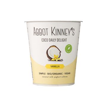 Продукт з ферментованного кокосу органічний "Daily Delight" зі смаком ванілі 350г, Abbot Kinney's