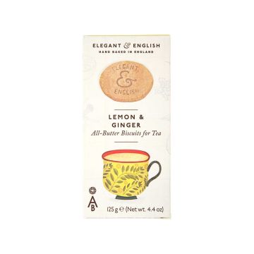 Печиво Імбир-Лимон 140г, Elegant & English
