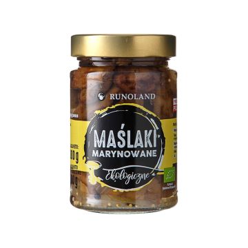 Гриби маслюки мариновані органічні 300г, Runoland