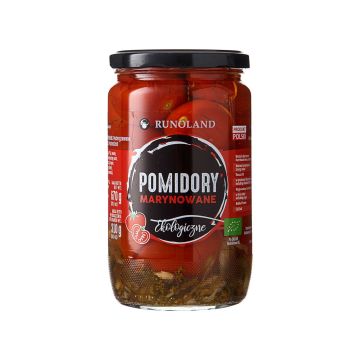 Помідори мариновані органічні 670г, Runoland