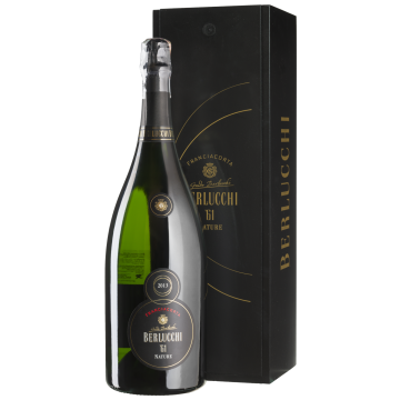 Ігристе Guido Berlucchi 61 Franciacorta Brut Nature, wooden box / 61 Франчакорта Брют Натюр, дерев'яна коробка 2015, біле, 1.5 л