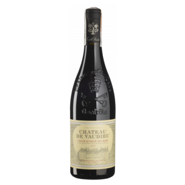 Вино Famille Brechet Chateauneuf-du-Pape Chateau de Vaudieu / Шатонеф-дю-Пап Шато де Водью 2020, червоне сухе, 0.75 л