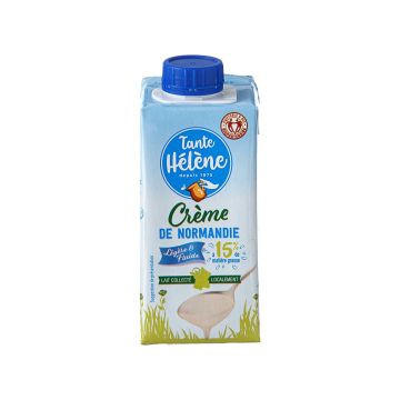 Вершки стерилізовані органічні 15% жиру 200мл, Tante Helene