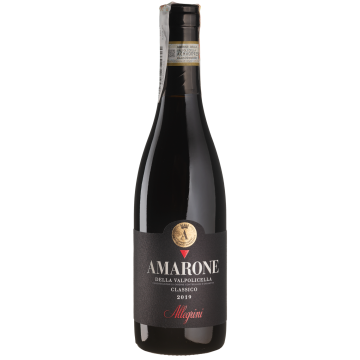 Вино Allegrini Amarone della Valpolicella Classico / Амароне делла Вальполічелла Классіко 2019, червоне сухе, 0.375 л