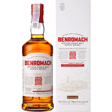 Віскі Benromach Cask Strength, gift box 2012, 0.7 л