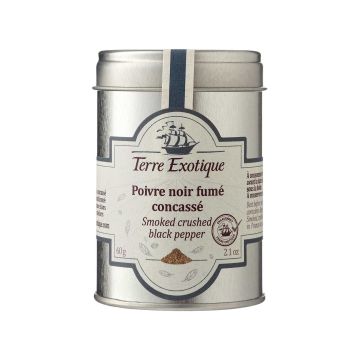 Перець чорний копчений мелений 60г, Terre Exotique