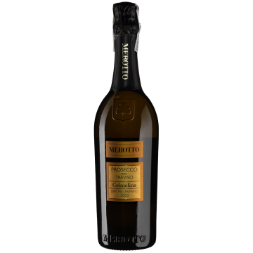 Ігристе Merotto Prosecco DOC Treviso Dry Millesimato Colmolina / Просекко DOC Тревісо Драй Міллезімато Колмоліна, біле, 0.75 л