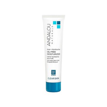 Крем для обличчя зволожуючий з екстрактами асаі та комбучі 62мл Clear Skin, Andalou