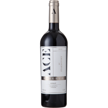 Вино Stakhovsky Wines Мерло Резерв / Мерло Резерв 2019, червоне сухе, 0.75 л
