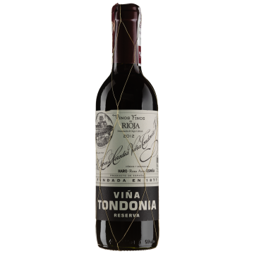 Вино Vina Tondonia Tinto Reserva / Тінто Резерва 2012, червоне сухе, 0.375 л