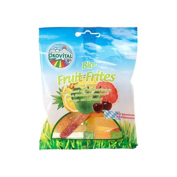 Цукерки желейні Фруктові органічні 80г, Okovital