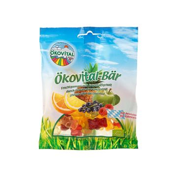 Цукерки желейні Ведмедики органічні 80г, Okovital