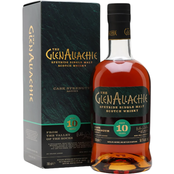 Віскі GlenAllachie Cask Strength 10yo, gift box, 0.7 л