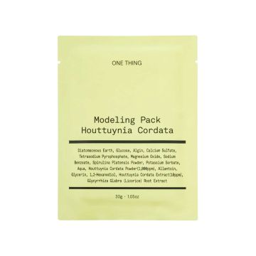 Маска для обличчя моделююча з екстрактом гуттуїнії Houttuynia Cordata 30г, One Thing