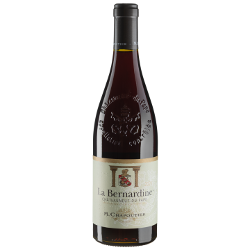 Вино Chapoutier Chateauneuf du Pape La Bernardine Rouge / Шатаньоф дю Пап Ла Бернардін Руж 2021, червоне сухе, 0.75 л