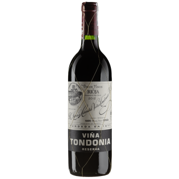 Вино Vina Tondonia Tinto Reserva Vina Tondonia / Тінто Резерва 2012, червоне сухе, 0.75 л
