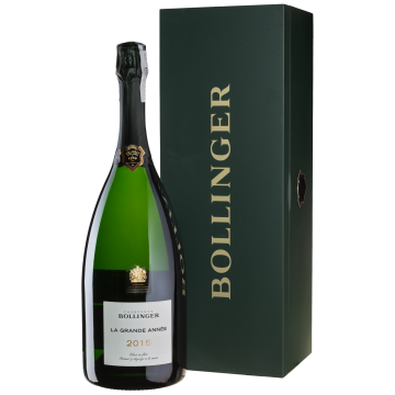 Шампанське Champagne Bollinger La Grande Annee, gift box / Ла Гранд Анні, подарункова коробка 2015, біле, 1.5 л
