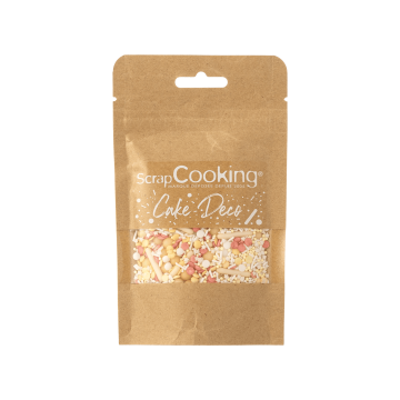 Посипка кондитерська Мікс рожевий 70г, ScrapCooking