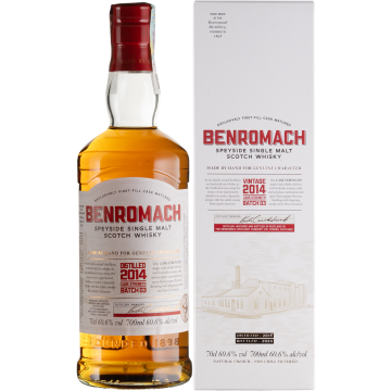 Віскі Benromach Cask Strength, gift box, 0.7 л