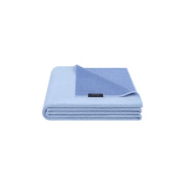 Плед Френч блакитний French blue 130х170см Twin, Woolkrafts