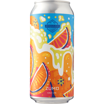 Пиво Basqueland Basqueland Zumo Hazy IPA, 0.44 л