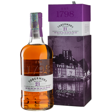 Віскі Tobermory 21yo, gift box, 0.7 л