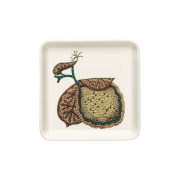 Тарілка квадратна з малюнком Сато Sato 12х12см Taika, iittala