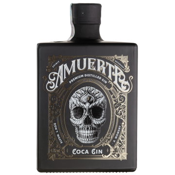 Джин Amuerte Coca Leaf Gin Black Edition, 0.7 л