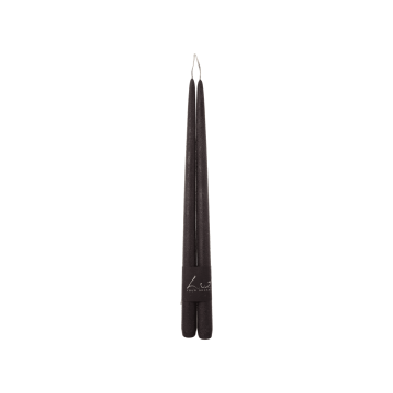 Набір свічок столових сірих 2,2x40см Оксамит "Velvet" (2шт в пак) Luz Your Senses, Rasteli