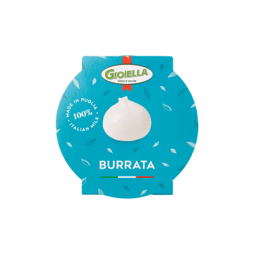 Сир м'який з коров'ячого молока Бурата 125г, Gioiella