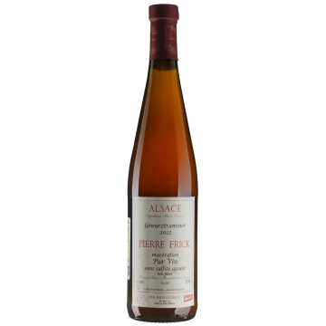 Вино Pierre Frick Gewurztraminer Maceration Pur Vin / Гевюрцтрамінер Масерасьйон Пур Він 2022, біле сухе, 0.75 л