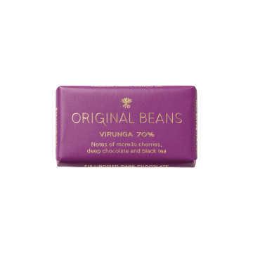 Батончик з темного шоколаду 70% органічний 12г, Original Beans