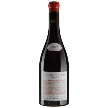 Вино Domaine Alain et Raphael Corcia Mercurey 1er Cru Les Cret / Меркюре Прем'єр Крю Лє Кре 2022, червоне сухе, 0.75 л