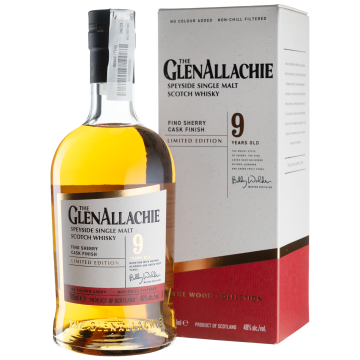 Віскі GlenAllachie 9yo Fino Sherry Cask Finish, gift box, 0.7 л