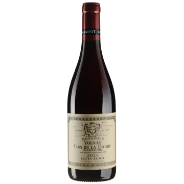 Вино Louis Jadot Volnay Clos de la Barre Monopole / Вольне Кло де ля Бар Монополь 2021, червоне сухе, 0.75 л