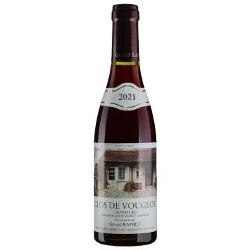 Вино Gerard Raphet Clos Vougeot / Кло Вужо 2021, червоне сухе, 0.375 л