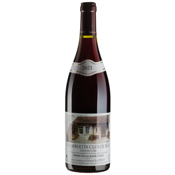 Вино Gerard Raphet Chambertin Clos de Beze / Шамбертен Кло де Без 2021, червоне сухе, 0.75 л