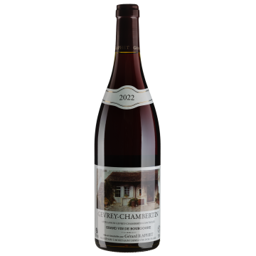 Вино Gerard Raphet Gevrey-Chambertin / Жевре-Шамбертен 2022, червоне сухе, 0.75 л