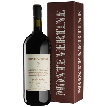 Вино Montevertine Montevertine, gift box / Монтевертіне, подарункова коробка 2021, червоне сухе, 1.5 л