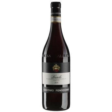 Вино Giacomo Fenocchio Barolo / Бароло 2019, червоне сухе, 0.75 л