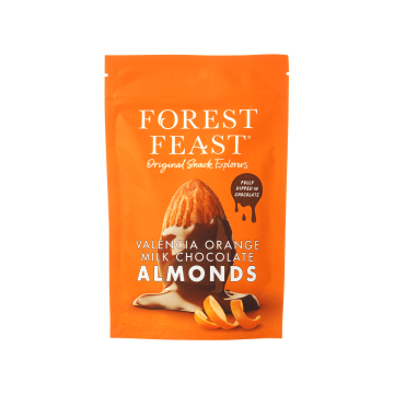Мигдаль в молочному шоколаді з апельсином 120г, Forest Feast