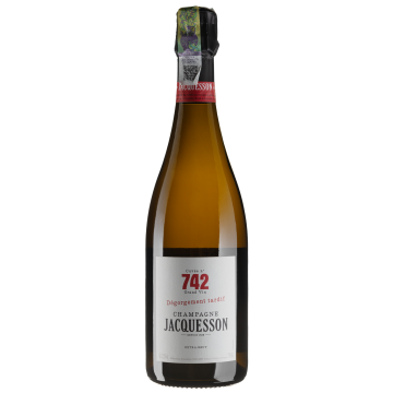 Шампанське Champagne Jacquesson Cuvee №742 DT / Кюве №742 ДТ, біле, 0.75 л