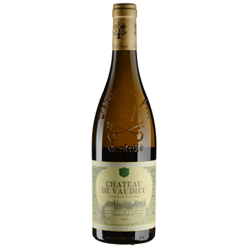 Вино Famille Brechet Chateauneuf-du-Pape Chateau de Vaudieu / Шатонеф-дю-Пап Шато де Водью 2023, біле сухе, 0.75 л