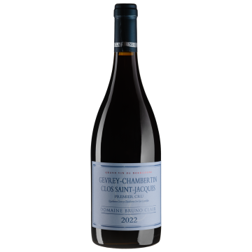 Вино Domaine Bruno Clair Gevrey Chambertin 1er Cru Clos Saint Jacques / Жевре Шамбертен Прем'єр Крю Кло Сен Жак 2022, червоне сухе, 0.75 л