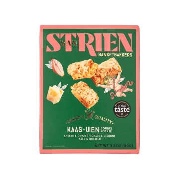 Печиво з сиром та цибулею 90г, Van Strien Banketbakkers
